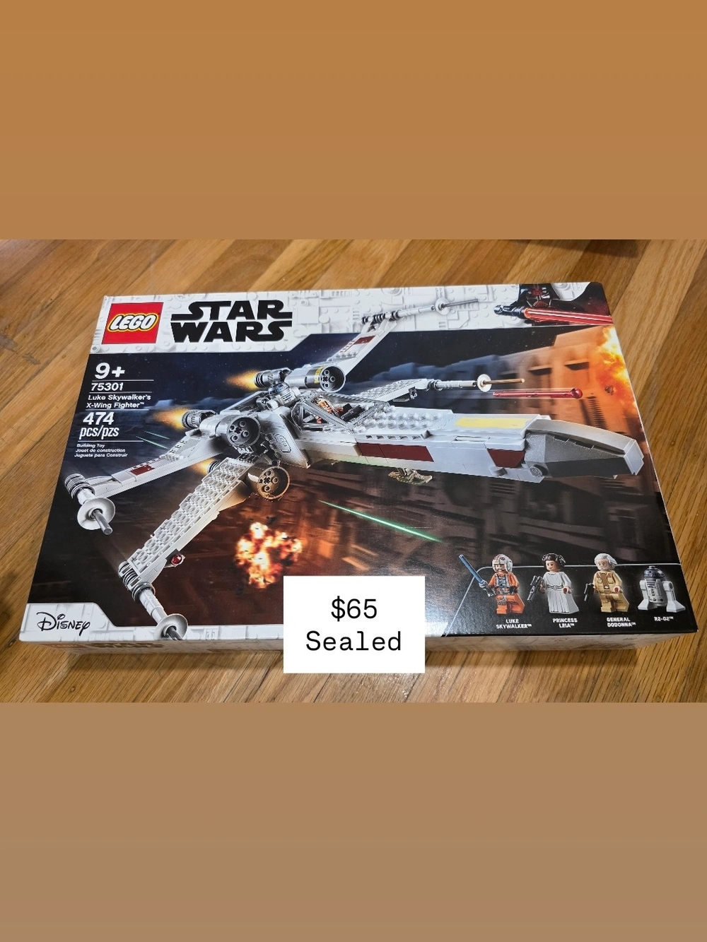 LEGO 75301 Star Wars X-Wing Fighter - Gray, White, Red